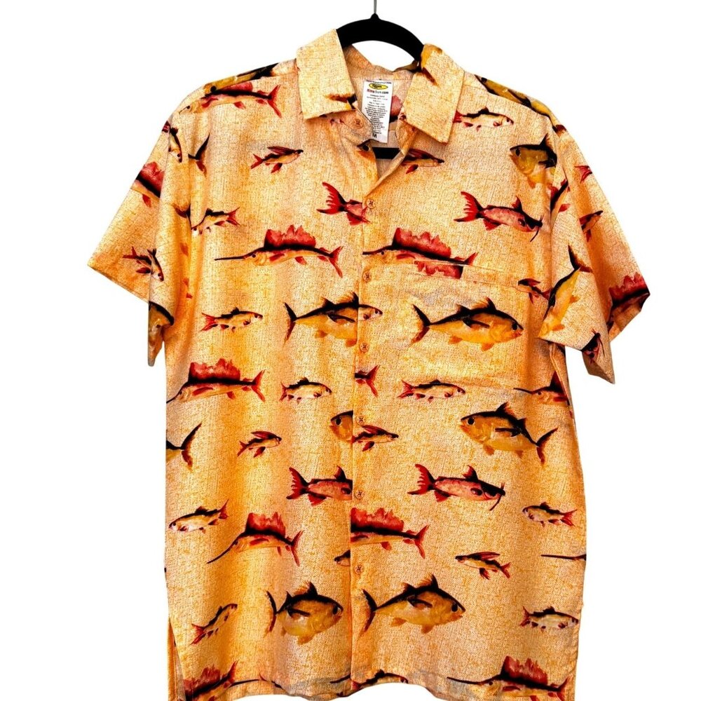Rima NWT Hawaiian Fish Shirt Men’s Size Medium